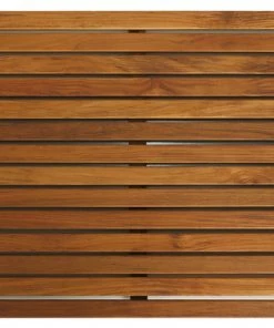 Cheapest 🌟 Cortesi Home Zen Shower Mat, Solid Teak Wood 🎉