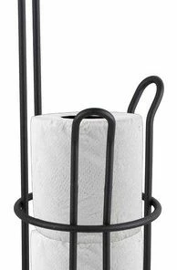 Promo ❤️ HDS Trading Corp Home Basics Black Toilet Paper Holder ✨