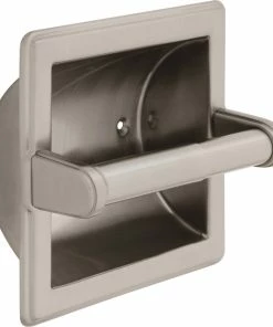 Cheapest ⌛ Delta Faucet Delta Toilet Tissue Holder, Satin Nickel ⭐