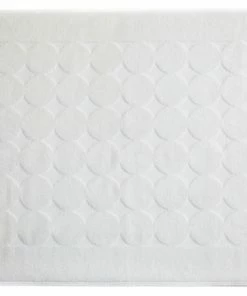Top 10 🔔 Linum Home Textiles Linum Home Circle Design Bath Mat, White 🤩