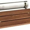 Outlet 🛒 Steam Spa Kind 20 In. Teak Wall Mounted Folding Shower Seat ✔️