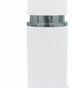 Hot Sale ❤️ Countertop Soap And Lotion Dispenser Dutch House Soft Ceramic White 👍