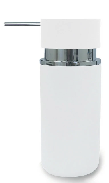 Hot Sale โค๏ธ Countertop Soap And Lotion Dispenser Dutch House Soft Ceramic White ๐