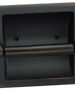 Cheap ✨ Designers Impressions Recessed Toilet Paper / Toilet Tissue Holder, Oil Rubbed Bronze ⌛
